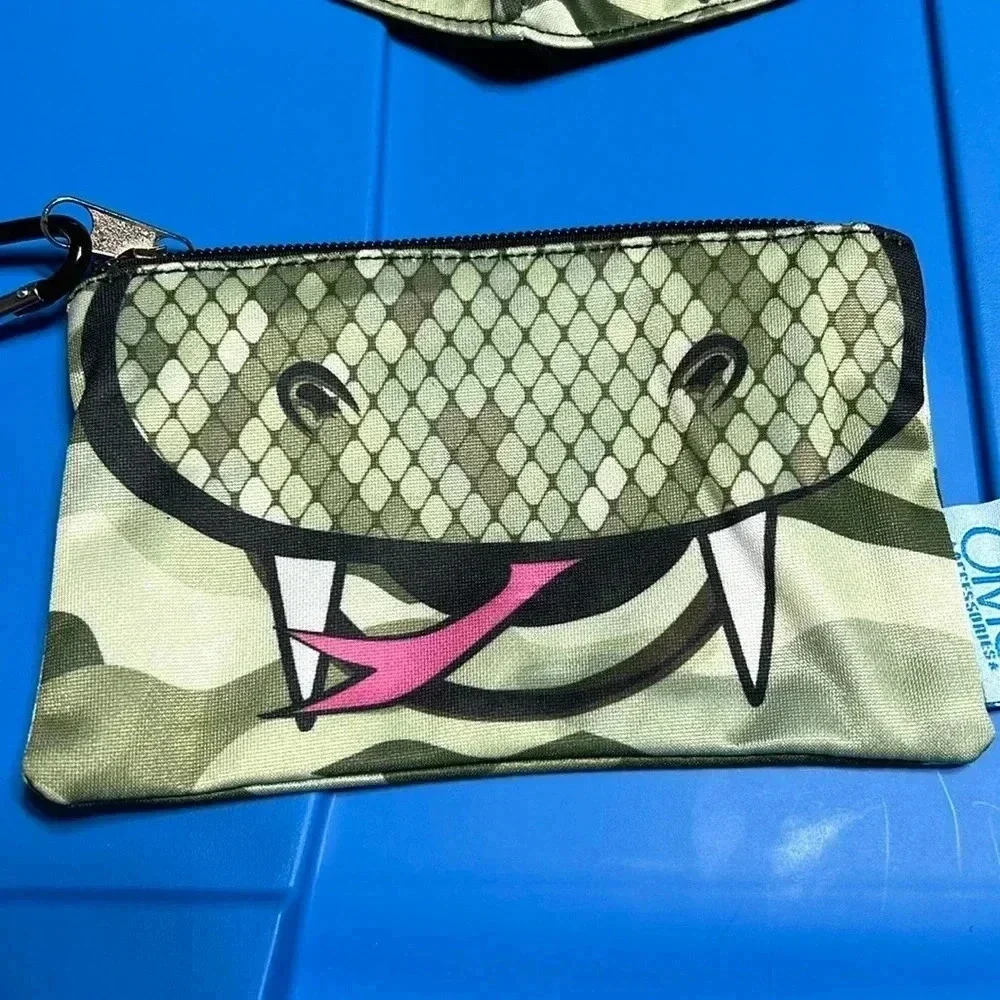Snake mouth  Halloween kids face mask with‎ pouch